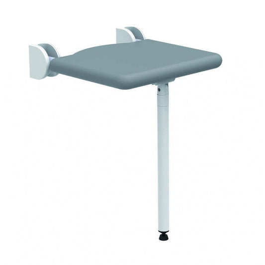 Normbau Folding shower seat with floor support