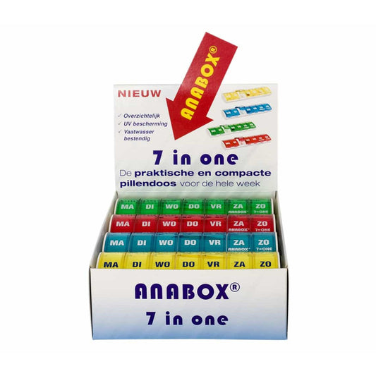 Anabox® Weekbox display 12 pieces