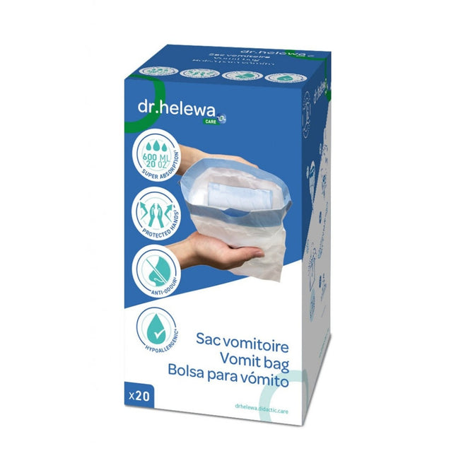 Hygienische Auffangbeutel – Erbrochenes