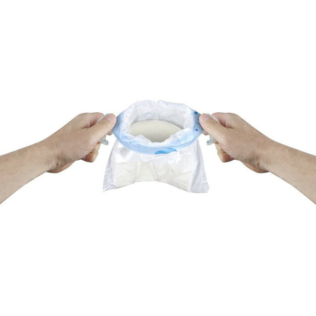 Halter für einen Auffangbeutel für Erbrochenes