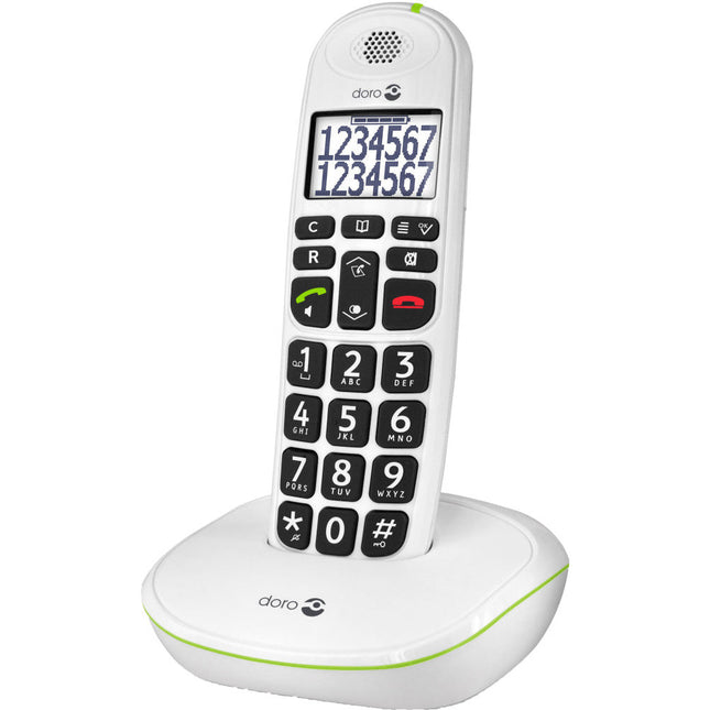 PhoneEasy 110 draadloze telefoon met sprekende cijfertoetsen