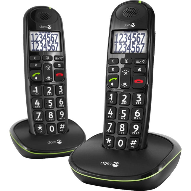 PhoneEasy 110 kabelloses Duo-Telefonset mit sprechenden Zifferntasten
