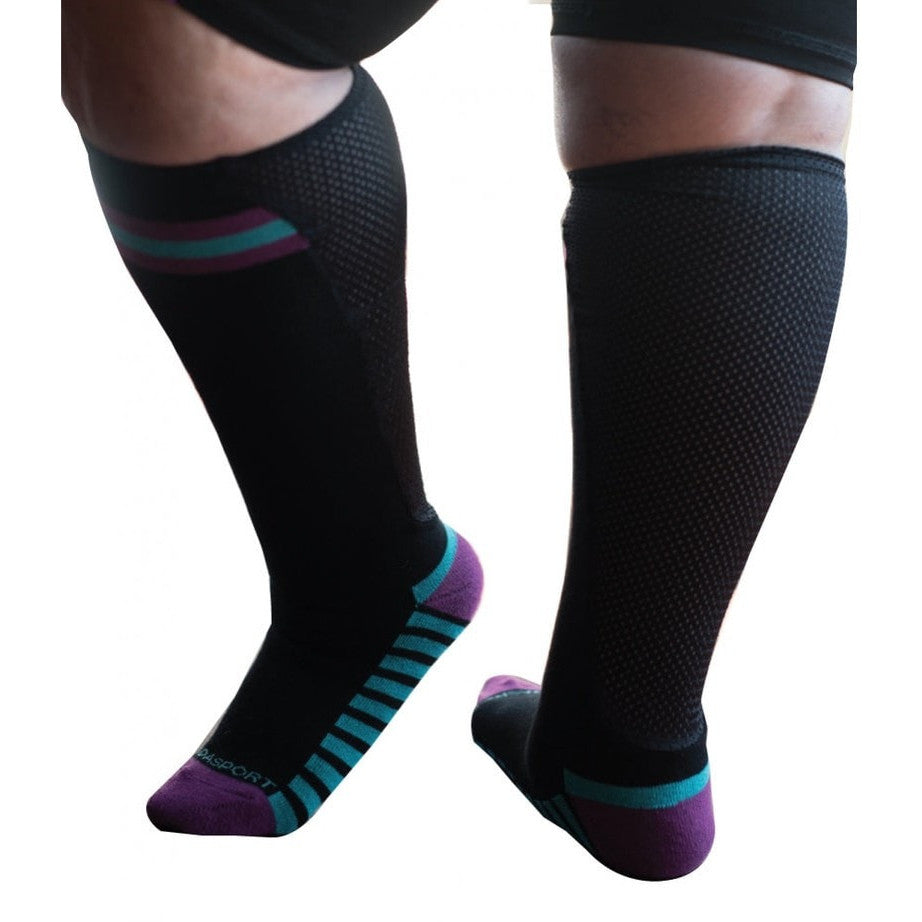 XpandaSport Sports sock with mesh panel