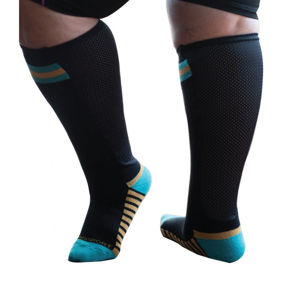 XpandaSport Sports sock with mesh panel