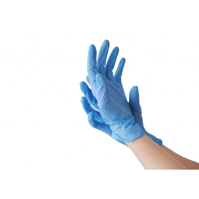 Nitrile examination gloves