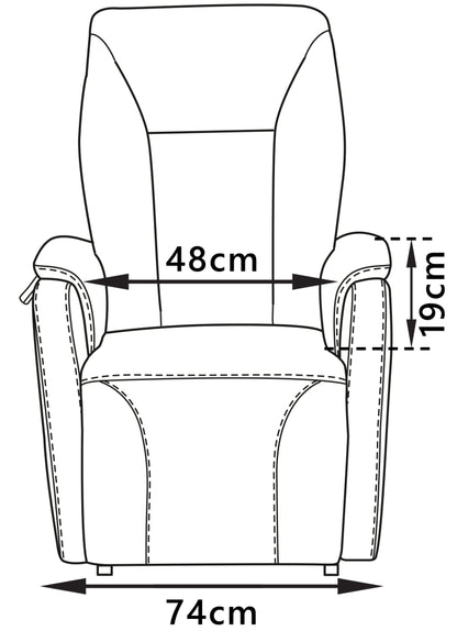 Sta-op & Relax fauteuil Oslo grey