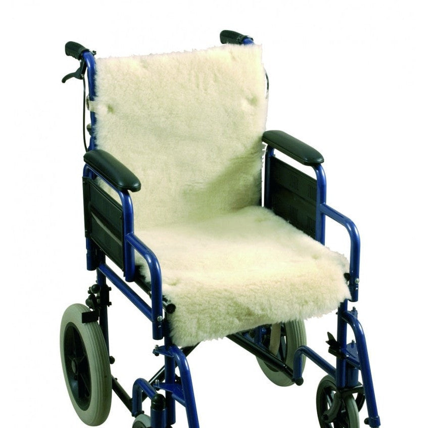 Schaffell für Rollstuhl