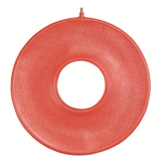 Inflatable rubber ring pillow
