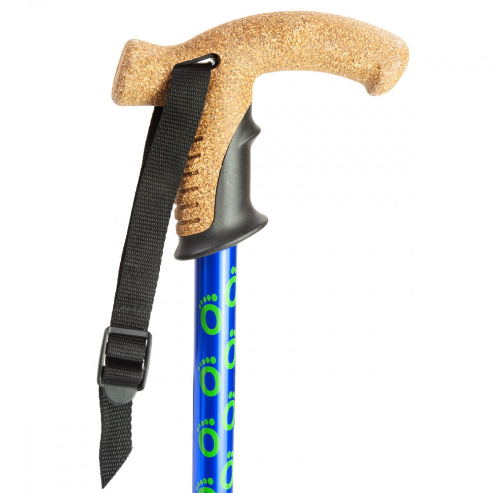 Flexyfoot Walking Stick with Cork Handle - Foldable