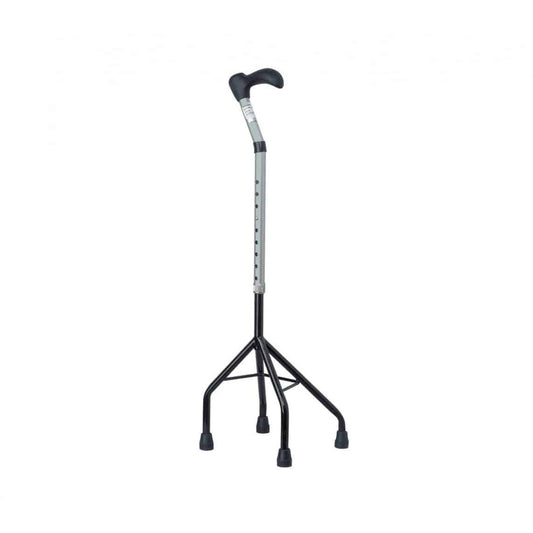 Four-legged walking stick adjustable