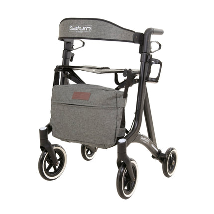 Rollator Saturn mat-zwart