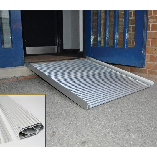 Wheelchair ramp rollable