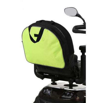 Splash Mobility scooter bag over Splash back support