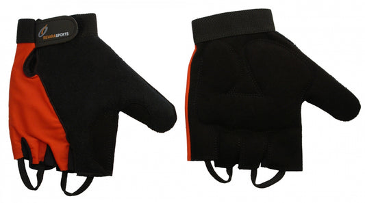 Indoor handschoenen oranje/zwart