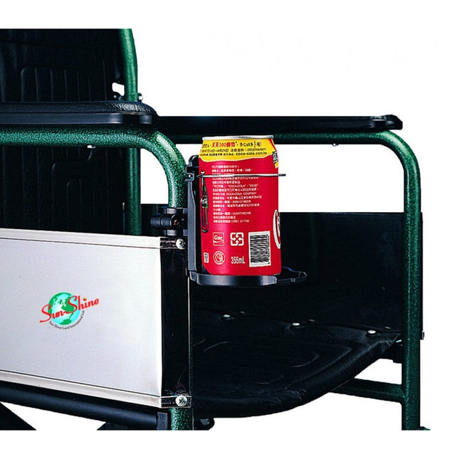 Flaschenhalter für Rollstuhl