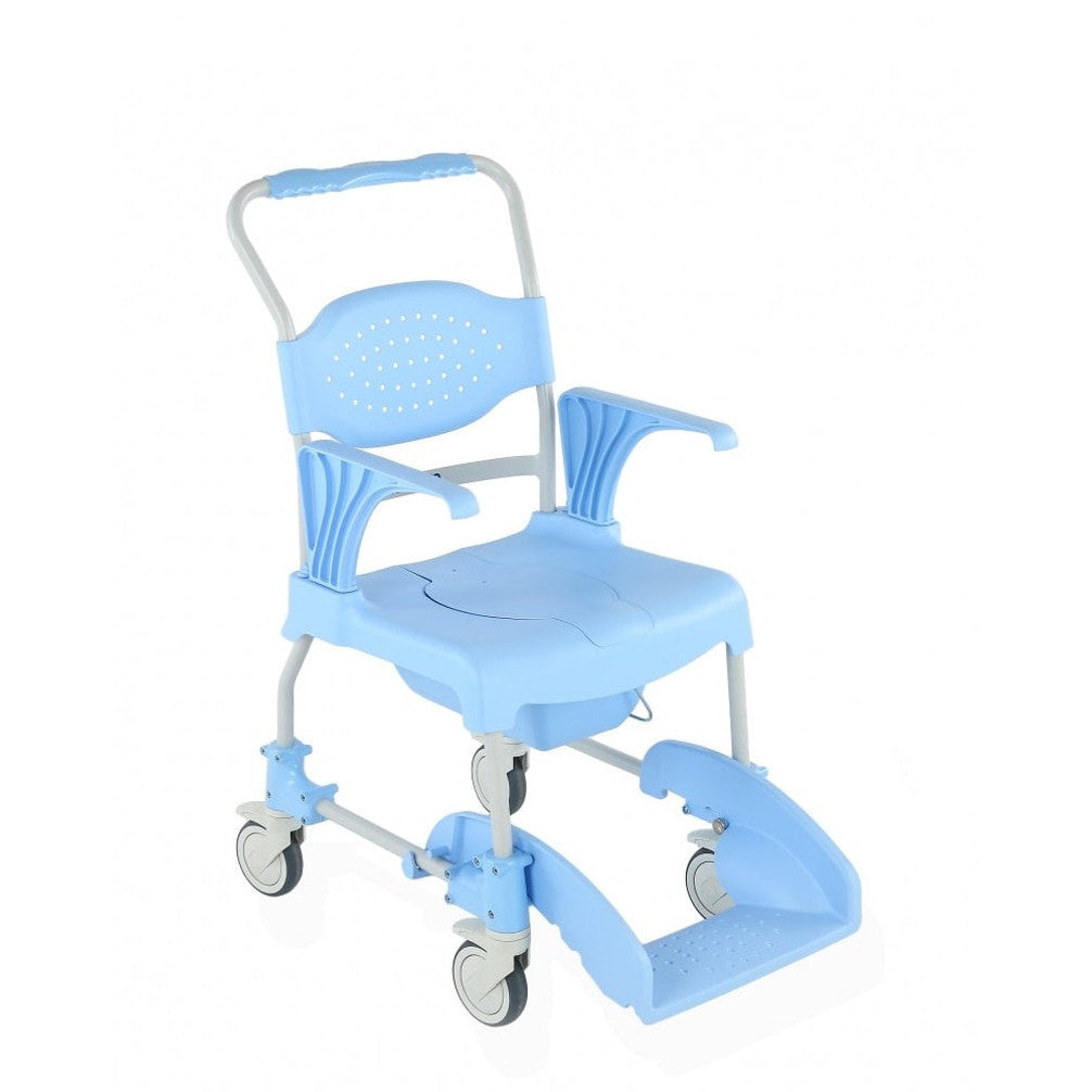 Mobile shower and toilet chair