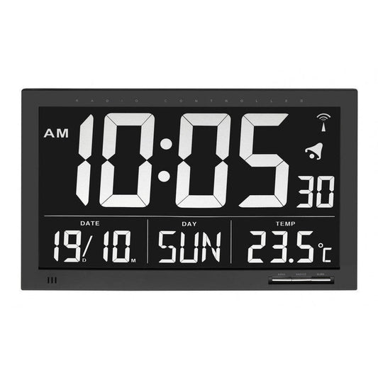 Radio clock with temperature XL