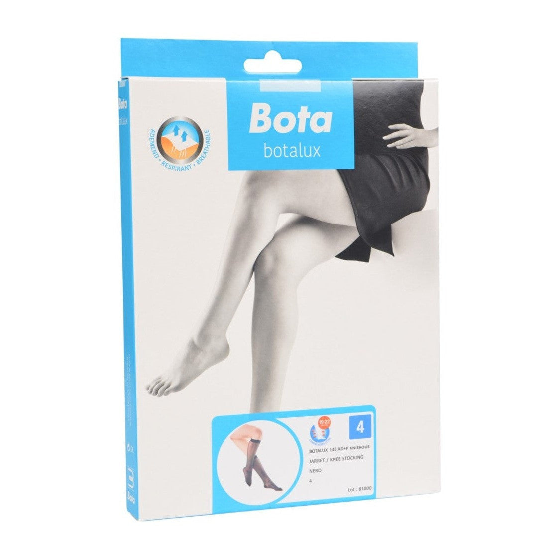 Botalux 140 below knee ad+p nero - black