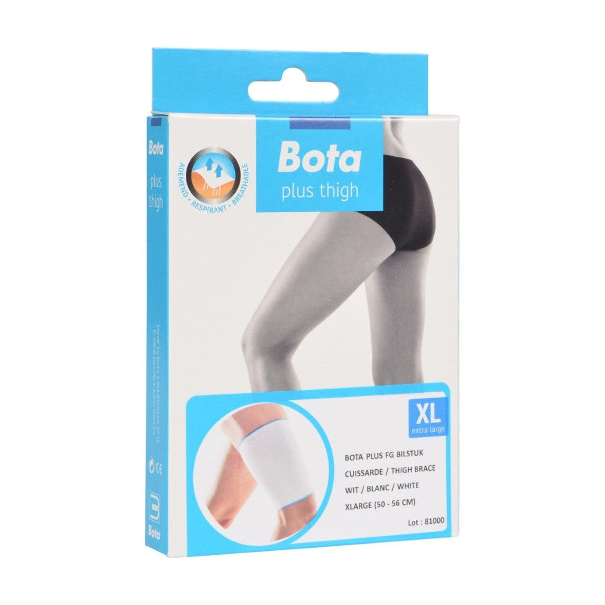 Buttock bota plus white