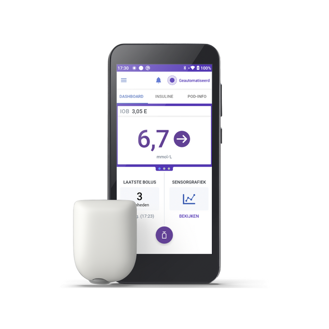 Omnipod 5 Insulinepatchpomp – Draadloze Insuline-afgifte tot 72 Uur