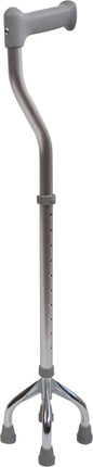 Aidapt Vierpoots Wandelstok met Zwaanhals – Verstelbaar 71,5-96,5 cm | Max. 127 kg