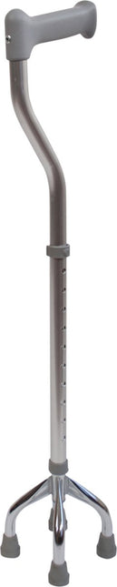 Aidapt Vierpoots Wandelstok met Zwaanhals – Verstelbaar 71,5-96,5 cm | Max. 127 kg