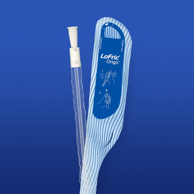 LoFric Origo Sleeve Einmalkatheter Nelaton Spitze 40cm 30 Stück