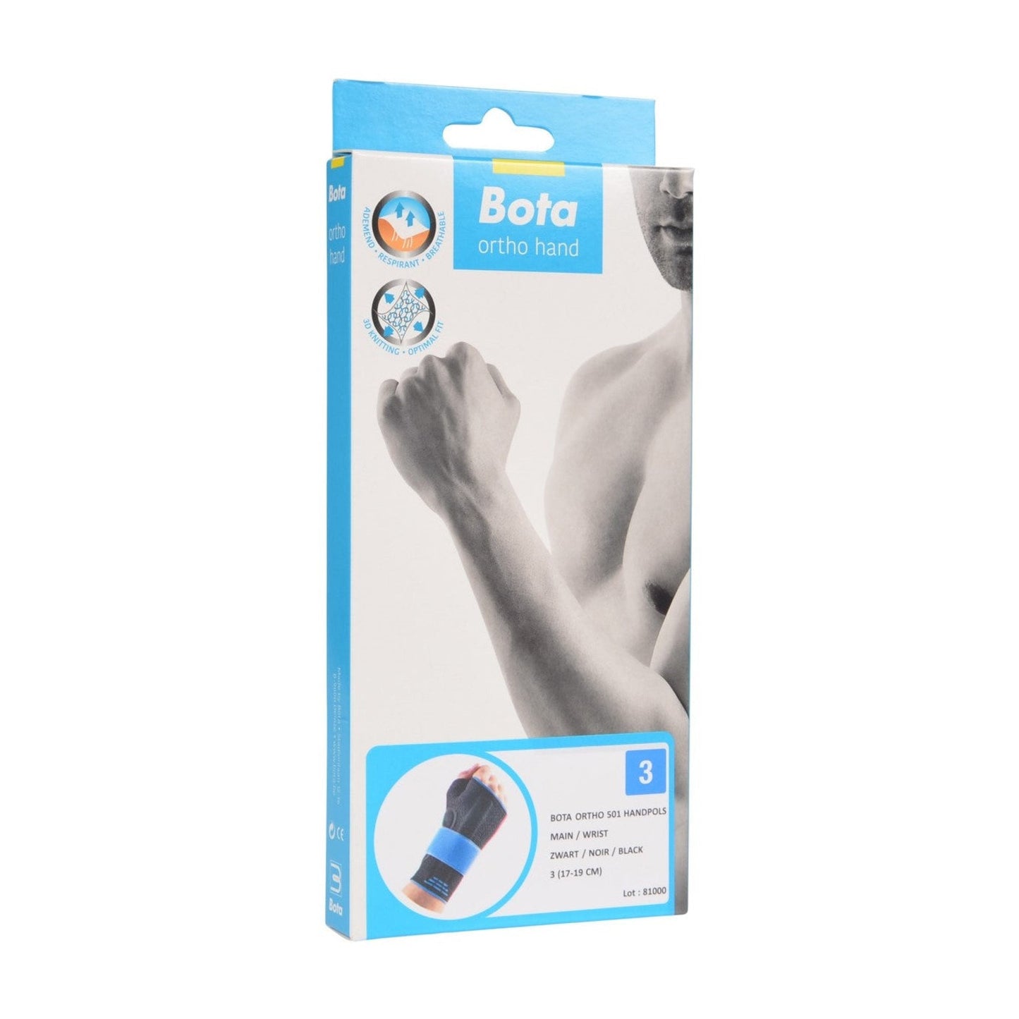 Bota Ortho Hand Wrist 501 Wrist Fix schwarz