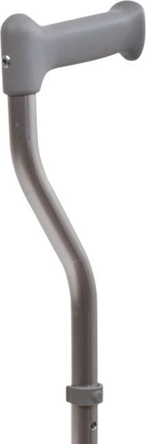 Aidapt Vierpoots Wandelstok met Zwaanhals – Verstelbaar 71,5-96,5 cm | Max. 127 kg