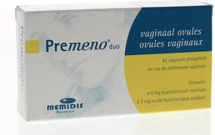 Premeno Duo Vaginale Ovules – Tegen Vaginale Droogheid – 14 stuks