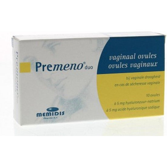 Premeno Duo Vaginale Ovules – Tegen Vaginale Droogheid – 14 stuks