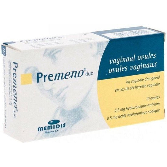 Premeno Duo Vaginale Ovules – Tegen Vaginale Droogheid – 14 stuks