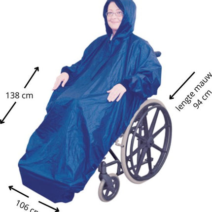 Regenjas Rolstoel - Fleecevoering Extra dik - Winterklaar