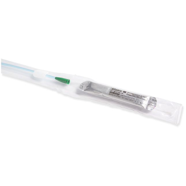 iQ-Cath 1-Wege-Urinkatheter mit hydrophiler Beschichtung und integriertem Wasserbeutel