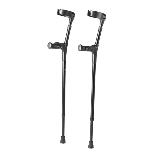 Elbow crutches - anatomical - black