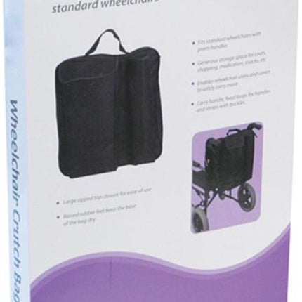 Rollstuhltasche – mit Stockhalterung – Rucksackmodell