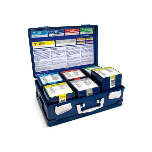 HeltiQ BHV Verbanddoos Modulair – 5 Modules | Blauw | Oranje Kruis Richtlijn