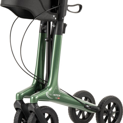 MultiMotion Carbon Rollator L – 5,5 kg met Softwielen & Boodschappentas