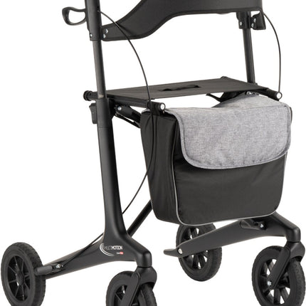 MultiMotion Carbon Rollator L – 5,5 kg met Softwielen & Boodschappentas