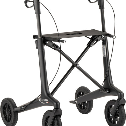 MultiMotion Carbon Rollator L – 5,5 kg met Softwielen & Boodschappentas