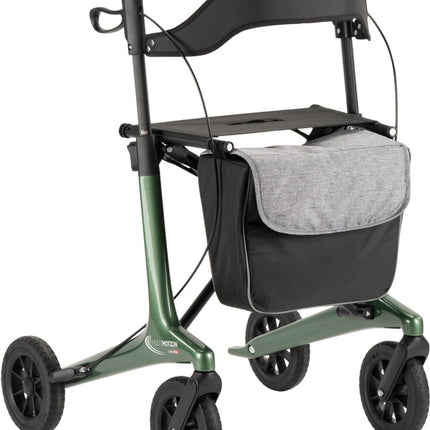 MultiMotion Carbon Rollator L – 5,5 kg met Softwielen & Boodschappentas