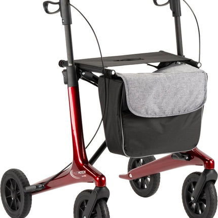 MultiMotion Carbon Rollator L – 5,5 kg met Softwielen & Boodschappentas