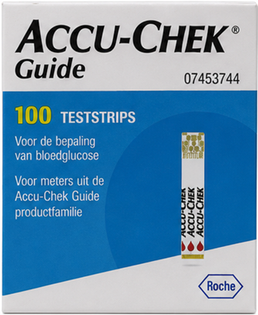 Accu-Chek Guide Teststrips - 100 stuks voor bloedglucosemeting
