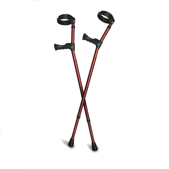 Elbow crutches closed cuff - multiple colors - per pair