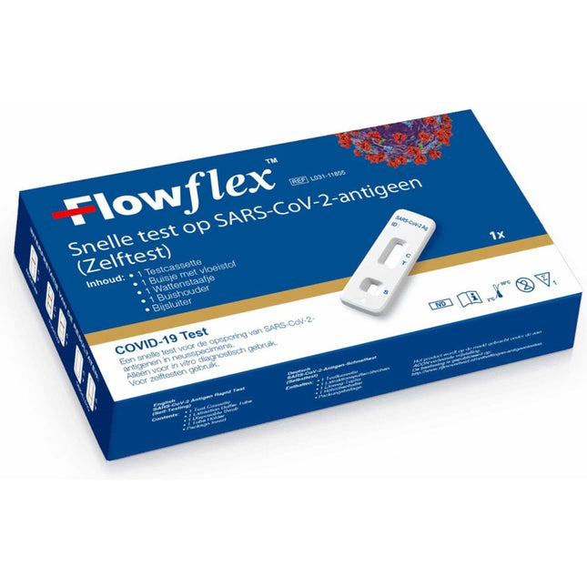 Flowflex COVID-19 zelftest antigeentest voor SARS-CoV-2