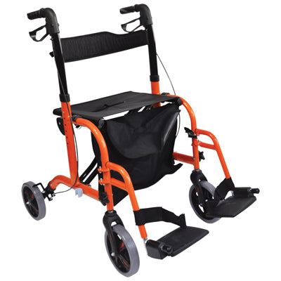 Duo Deluxe: Rollator und Rollstuhl