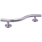 Luxuriöse, runde Edelstahl-Halterung in polierter Ausführung – für Badezimmer, Dusche und Treppen