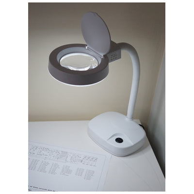Eagle Tischlupenleuchte mit Leuchtstoffröhre und 3,5-Zoll-Linse – Ideal für Detailarbeiten und Inspektionen