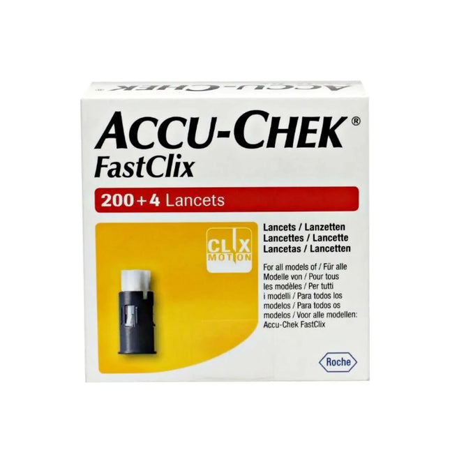 Accu-Chek Fastclix lancet 200 + 4 stuks