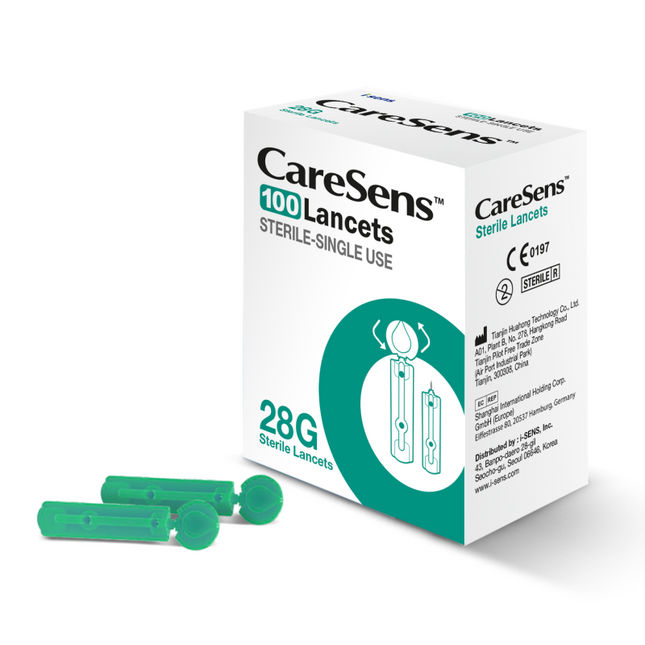 CareSens Lancets 28G (100 pcs) – For Comfortable and Safe Pricking